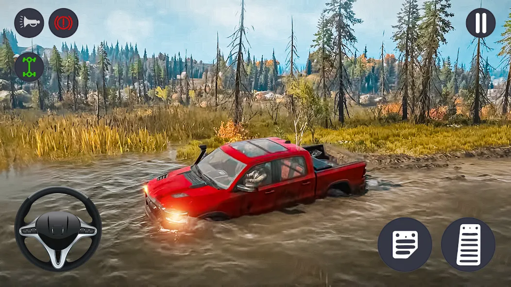 4x4 Jeep Offroad Car Driving MOD APK на Android — Много денег — скриншот 3