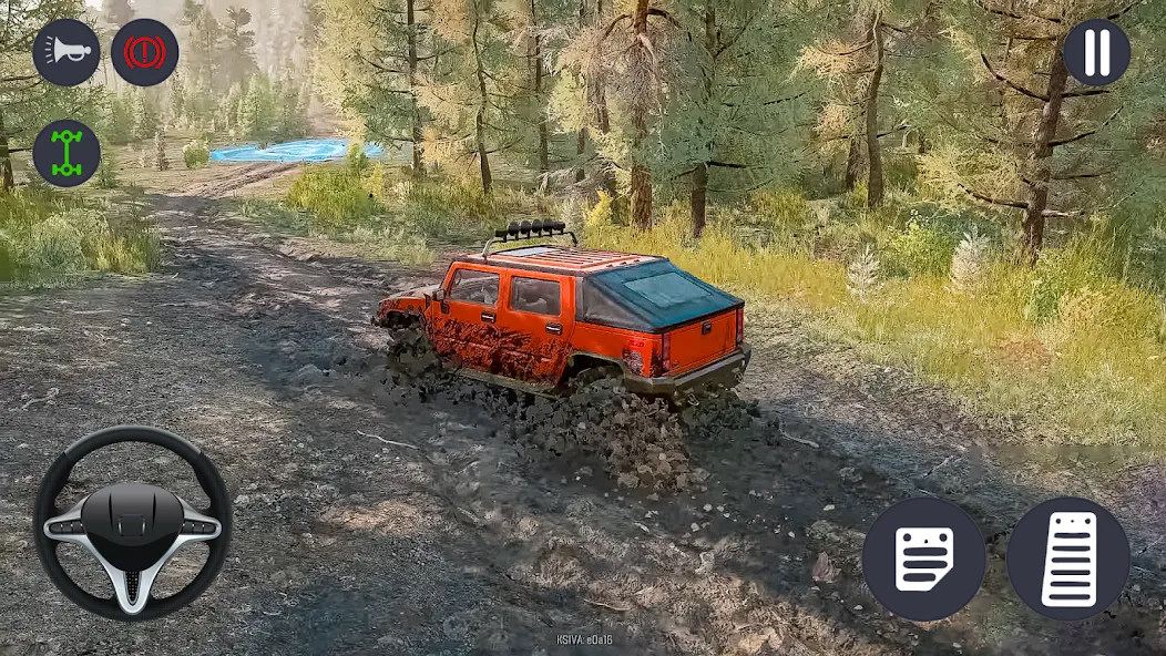 4x4 Jeep Offroad Car Driving MOD APK на Android — Много денег — скриншот 4