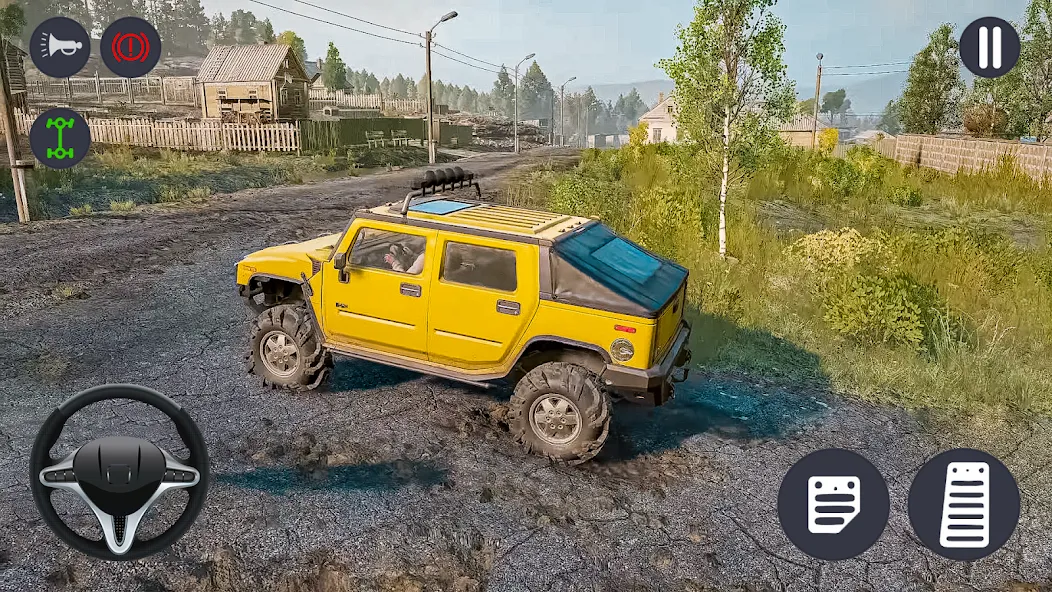 4x4 Jeep Offroad Car Driving MOD APK на Android — Много денег — скриншот 5