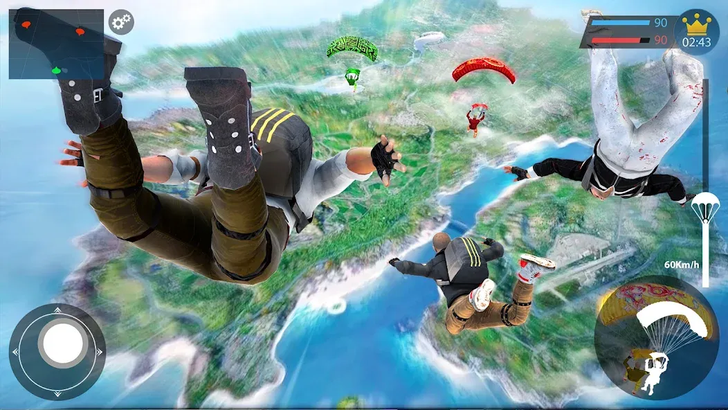 Commando Gun Shooting Games 3D — Мод: Много денег — скриншот 1