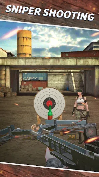 Sniper Shooting : 3D Gun Game — Много денег — скриншот 2