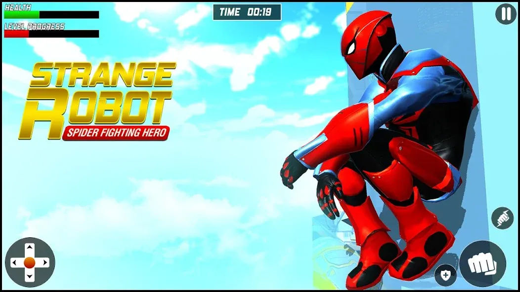 Скачать Strange Robot Spider hero Game с модом — Много денег — скриншот 1
