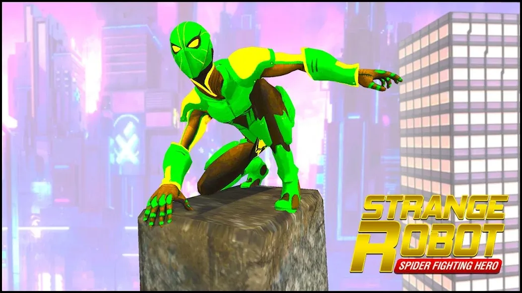 Скачать Strange Robot Spider hero Game с модом — Много денег — скриншот 5