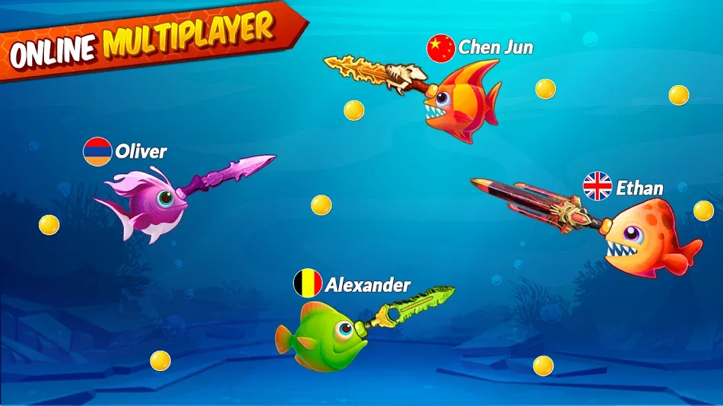 Скачать взломанную Big Eat Fish Games Shark Games — Много денег — скриншот 4 Скачать взломанную Big Eat Fish Games Shark Games — Много денег — скриншот 4