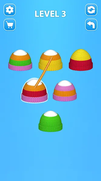 Скачать Cozy Knitting: Sorting games (Мод: Много денег) на Андроид — скриншот 1