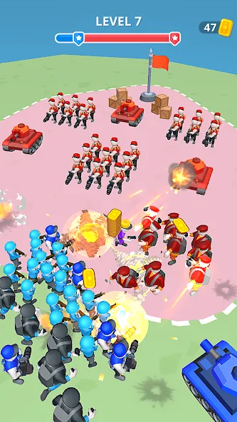 Army War Camp—Battle Game на Андроид — Бесконечные деньги — скриншот 5