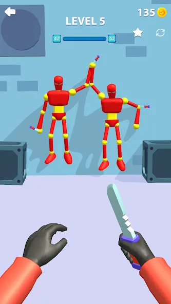 Скачать взломанную Gun Master 3D - Shoot 'Em Down — Много денег — скриншот 2