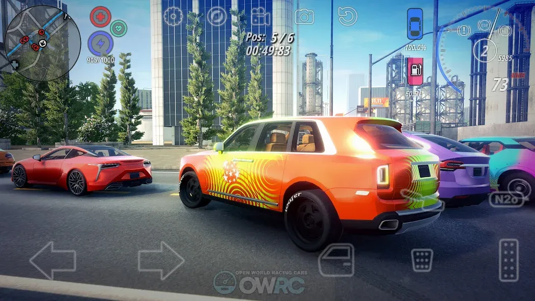 Скачать OWRC: Open World Racing Cars на Андроид — Бесконечные деньги и все машины открыты — скриншот 4 Скачать OWRC: Open World Racing Cars на Андроид — Бесконечные деньги и все машины открыты — скриншот 4