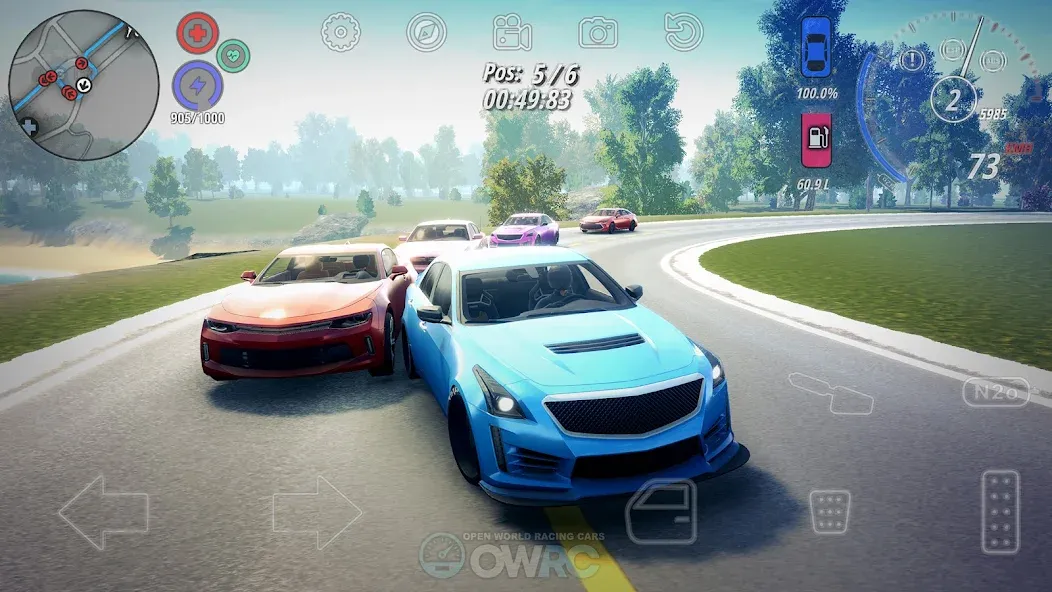 Скачать OWRC: Open World Racing Cars на Андроид — Бесконечные деньги и все машины открыты — скриншот 5