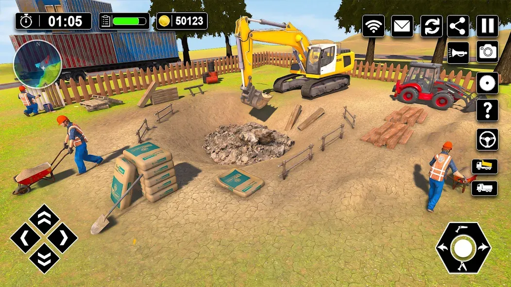 Wood House Construction Game MOD APK — Много денег — скриншот 1