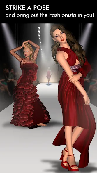 Взломанная Fashion Empire - Dressup Sim на Андроид — Много денег и алмазов — скриншот 2