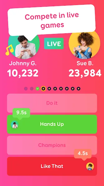 SongPop® - Guess The Song MOD APK на Android — Все песни открыты — скриншот 4