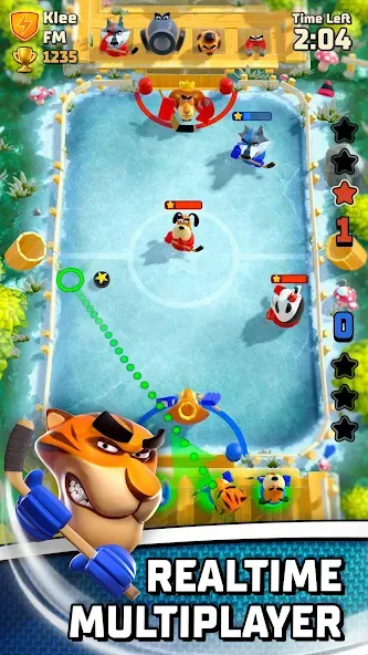Скачать взломанную Rumble Hockey — Много денег и кристаллы — скриншот 1 Скачать взломанную Rumble Hockey — Много денег и кристаллы — скриншот 1