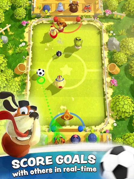 Rumble Stars Football — Много денег — скриншот 1