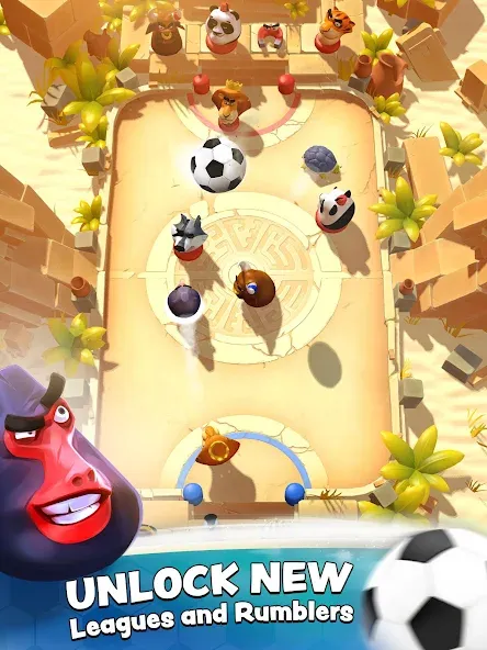 Rumble Stars Football — Много денег — скриншот 2