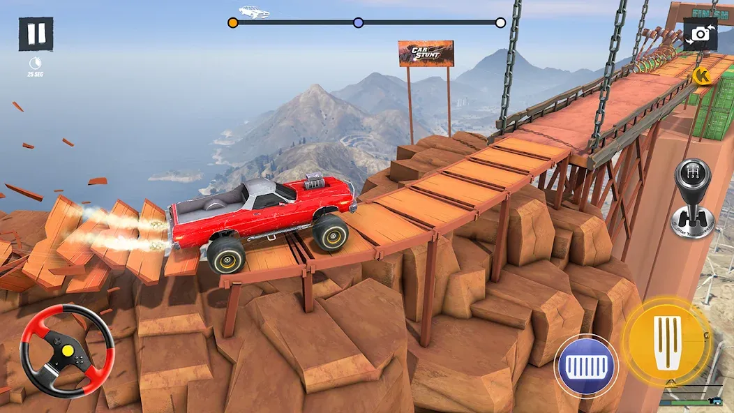 Скачать Car Stunt Games 3D Car Games (Мод: Много денег) на Андроид — скриншот 2