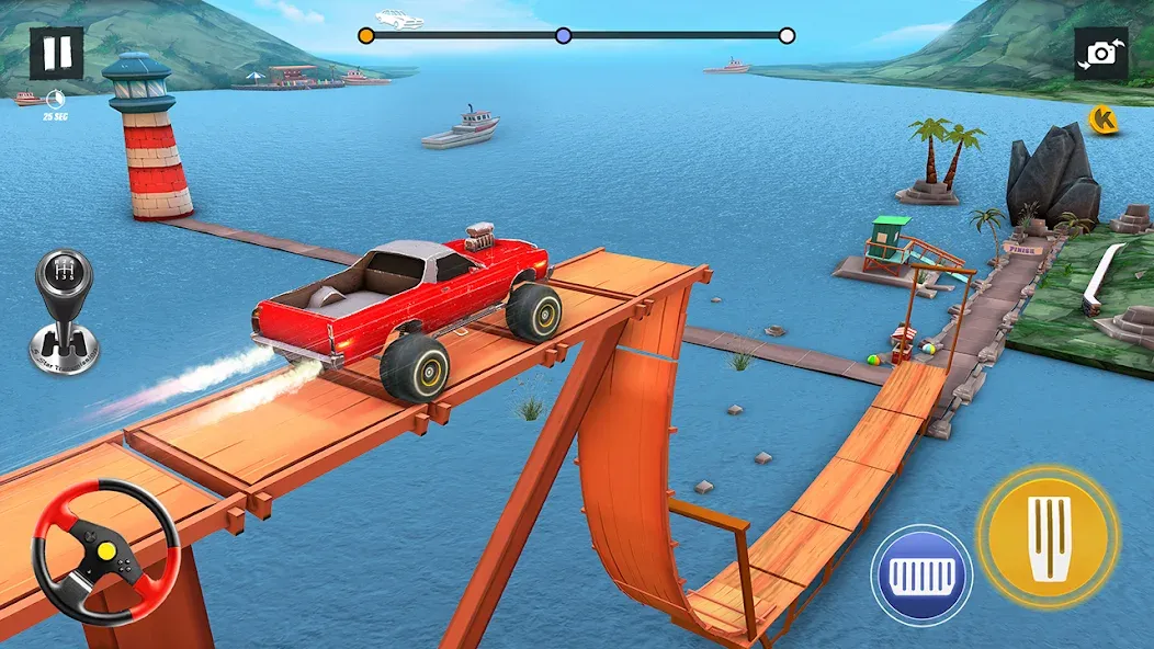 Скачать Car Stunt Games 3D Car Games (Мод: Много денег) на Андроид — скриншот 3