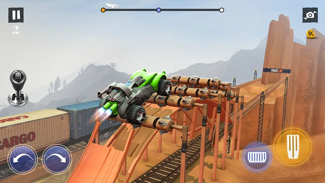 Скачать Car Stunt Games 3D Car Games (Мод: Много денег) на Андроид — скриншот 4