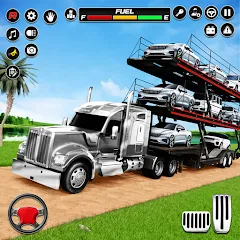 Car Transporter 3d:Truck Games на Андроид — Много денег