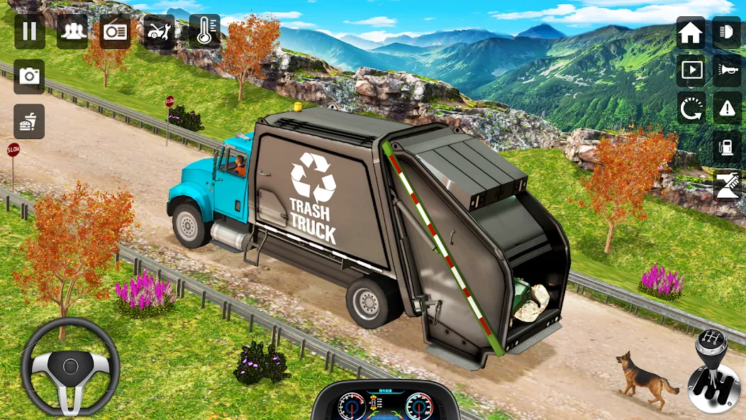 Скачать Trash Truck Games Simulator 3D на Андроид — Много денег — скриншот 2