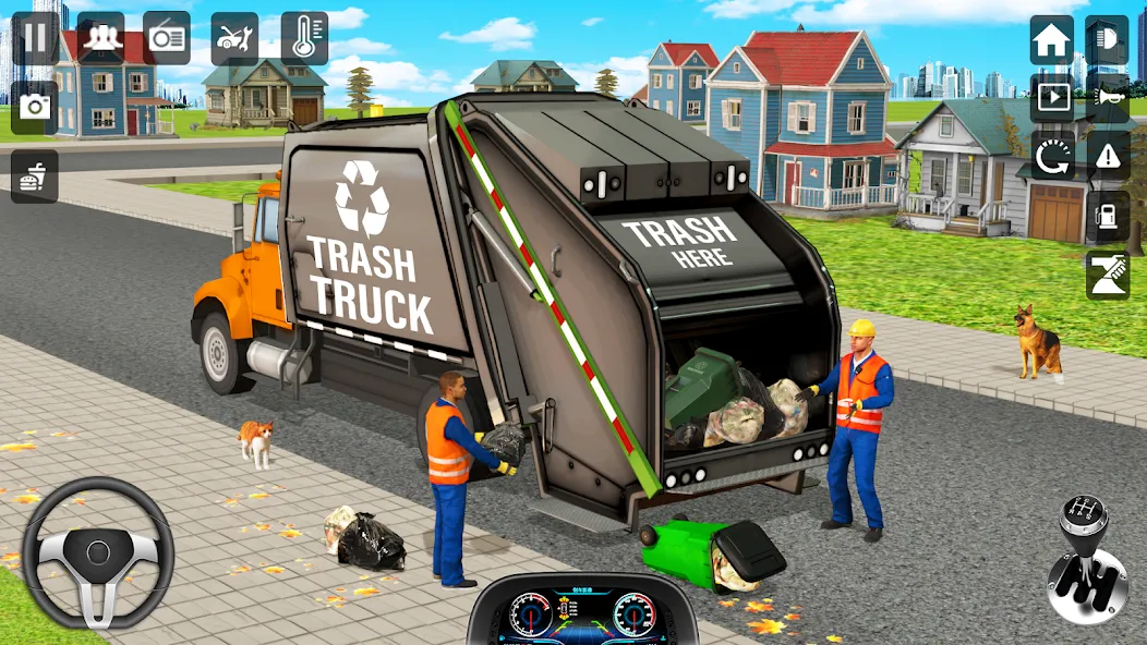 Скачать Trash Truck Games Simulator 3D на Андроид — Много денег — скриншот 4