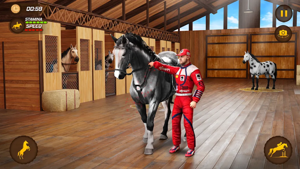 Horse Racing Game: Horse Games — Взломанная версия (Много денег) — скриншот 1 Horse Racing Game: Horse Games — Взломанная версия (Много денег) — скриншот 1