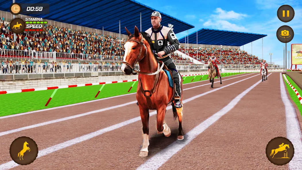 Horse Racing Game: Horse Games — Взломанная версия (Много денег) — скриншот 3 Horse Racing Game: Horse Games — Взломанная версия (Много денег) — скриншот 3
