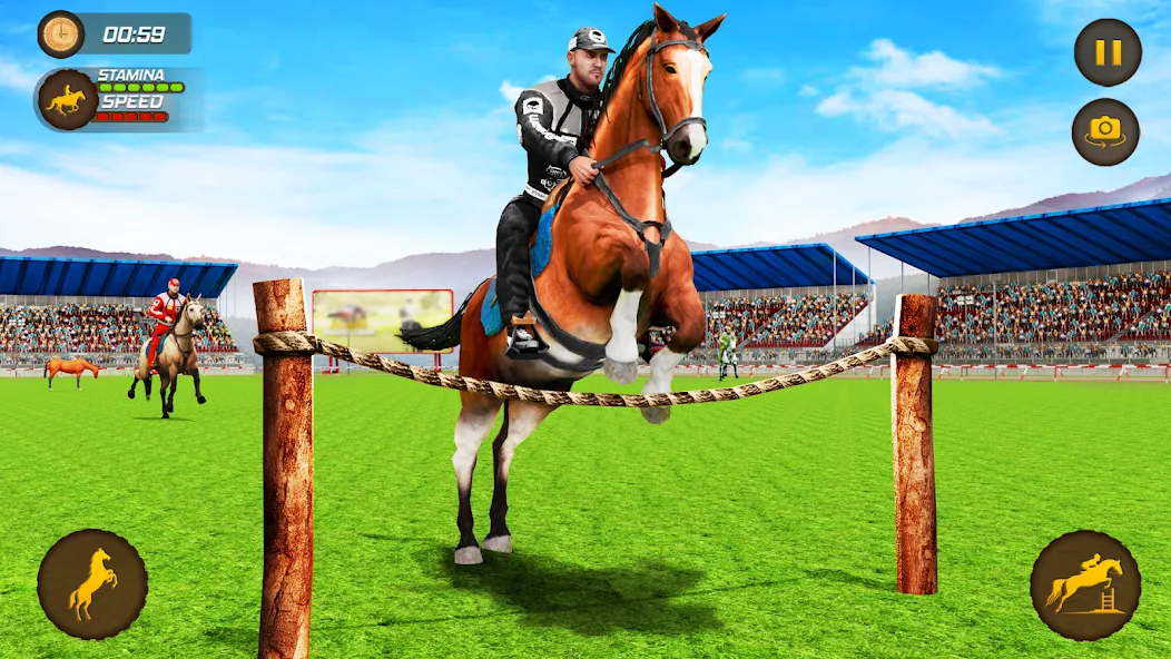 Horse Racing Game: Horse Games — Взломанная версия (Много денег) — скриншот 5