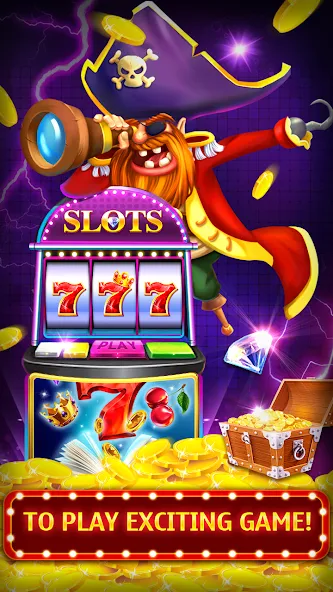 Скачать Slots (Мод: Много денег) на Андроид — скриншот 2