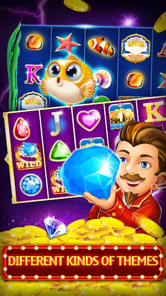 Скачать Slots (Мод: Много денег) на Андроид — скриншот 4