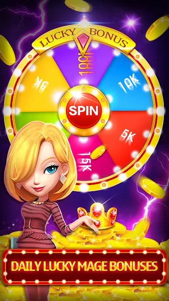 Скачать Slots (Мод: Много денег) на Андроид — скриншот 5