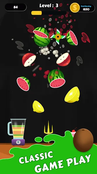 Скачать Fruit Cut Master - Crazy Slash — Много денег и без рекламы — скриншот 5