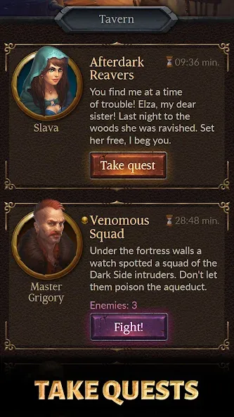 Скачать Age of Revenge: Turn Based RPG — Много денег и без рекламы — скриншот 4 Скачать Age of Revenge: Turn Based RPG — Много денег и без рекламы — скриншот 4