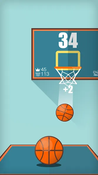 Basketball FRVR - Dunk Shoot MOD APK — Много денег — скриншот 4 Basketball FRVR - Dunk Shoot MOD APK — Много денег — скриншот 4