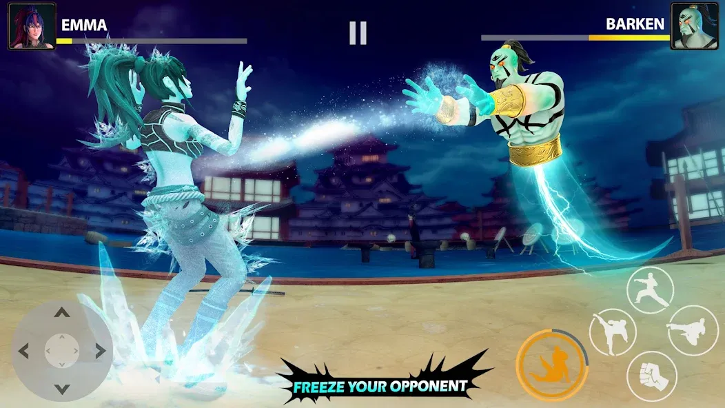 Скачать Ninja Clash: Karate Fighters на телефон — Много денег и разблокированы все персонажи — скриншот 3