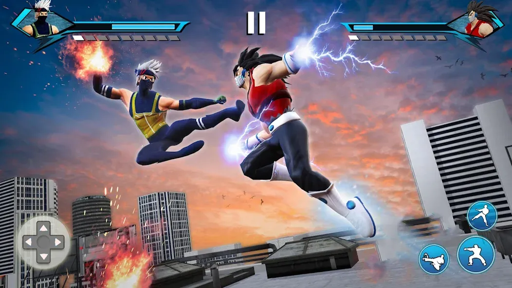 Скачать Karate King Kung Fu Fight Game MOD APK — Много денег — скриншот 1