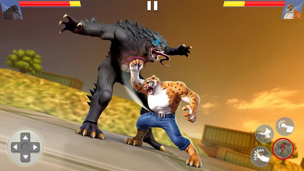 Взлом Kung Fu Animal: Fighting Games — Много денег — скриншот 1
