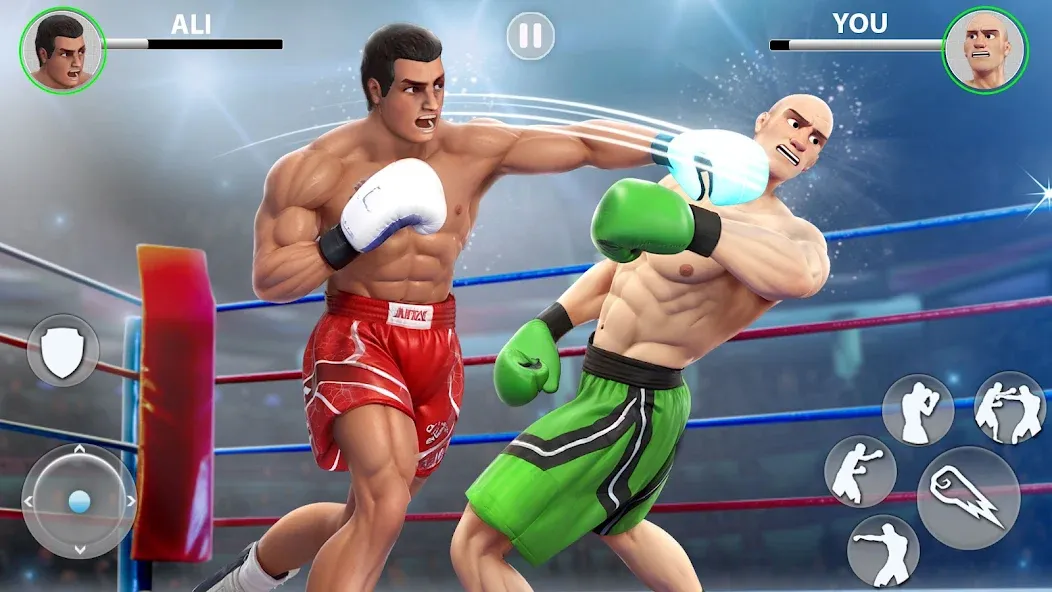 Kick Boxing Games: Fight Game — Мод: Много денег — скриншот 2