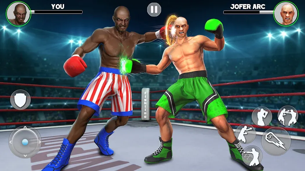 Kick Boxing Games: Fight Game — Мод: Много денег — скриншот 4