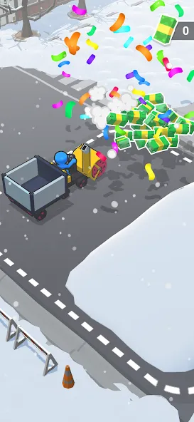 Snow shovelers - simulation — Мод: Много денег — скриншот 3