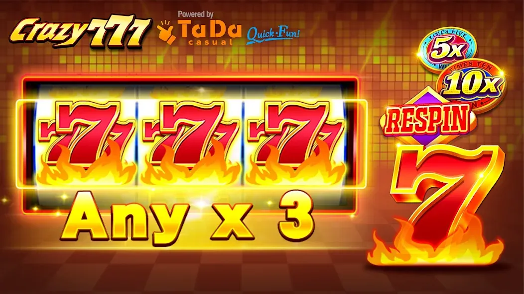 Скачать Crazy 777 Slot-TaDa Games — Много денег — скриншот 1