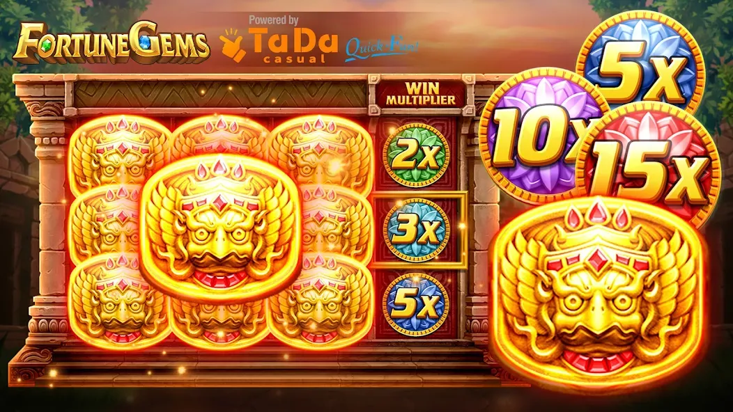 Slot Fortune Gems-TaDa Games — Мод: Много денег — скриншот 1