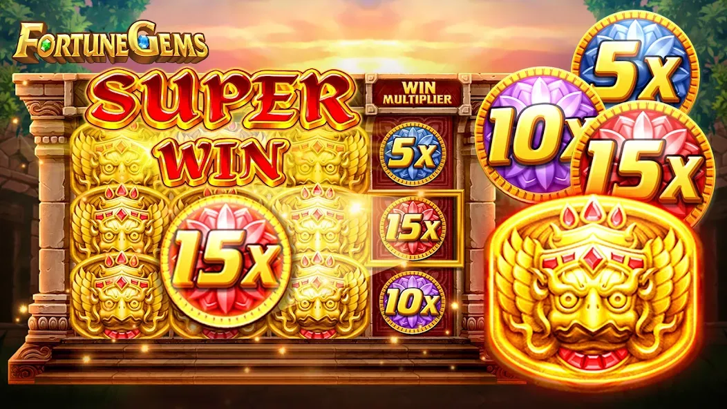 Slot Fortune Gems-TaDa Games — Мод: Много денег — скриншот 2