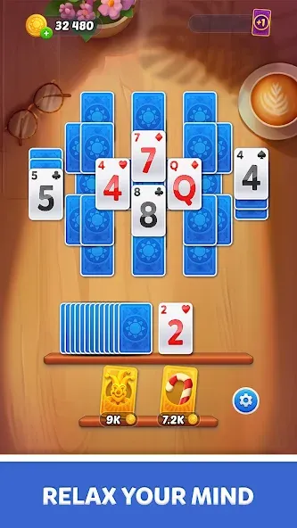 Скачать взлом Solitaire Sunday: Card Game на Андроид — Много денег — скриншот 2 Скачать взлом Solitaire Sunday: Card Game на Андроид — Много денег — скриншот 2