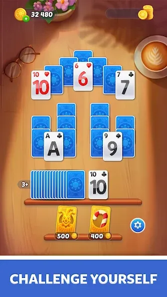 Скачать взлом Solitaire Sunday: Card Game на Андроид — Много денег — скриншот 5