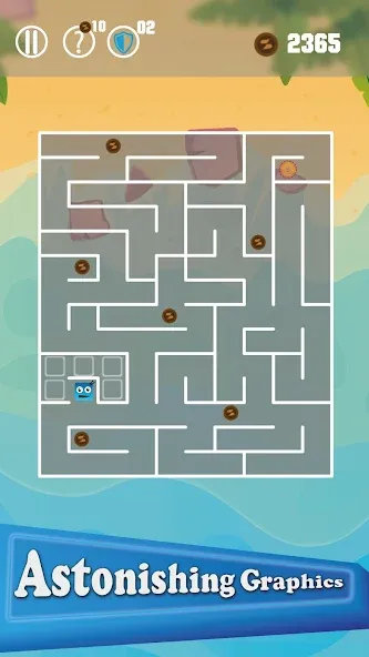 Maze Legend : A Cute Maze Game — Много денег — скриншот 1