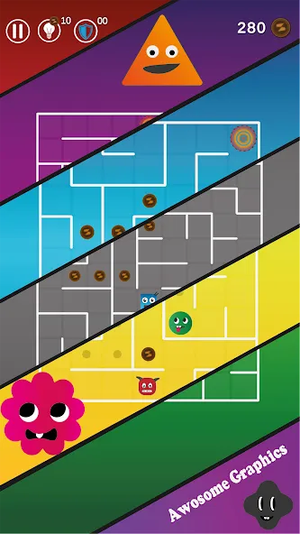 Maze Legend : A Cute Maze Game — Много денег — скриншот 2