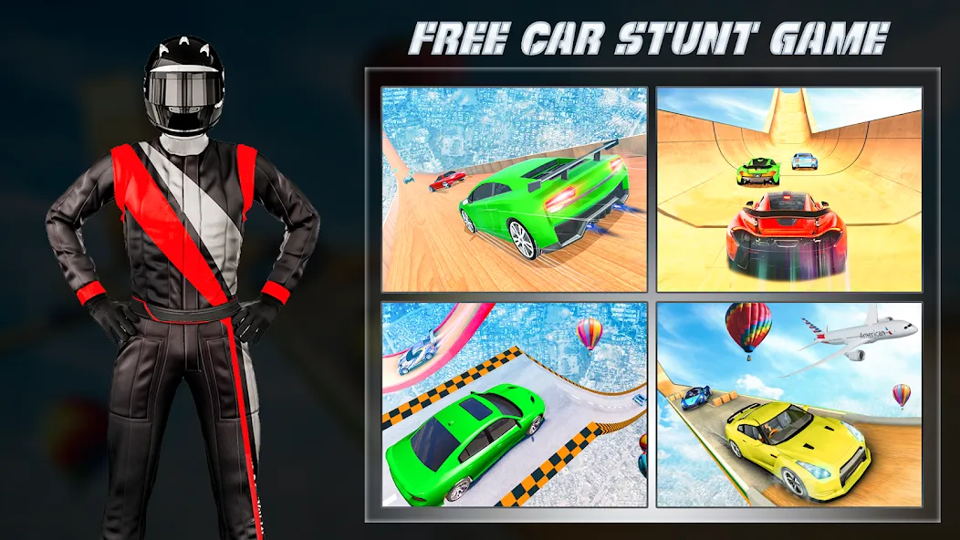 Скачать Ramp Car Game - Car Stunt — Последняя версия (Много денег) — скриншот 3 Скачать Ramp Car Game - Car Stunt — Последняя версия (Много денег) — скриншот 3