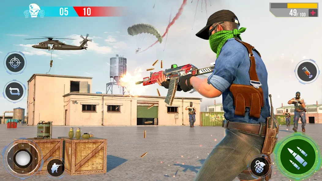 FPS Shooting Games - Gun Game (Мод Много денег и разблокировано всё оружие) — скриншот 3