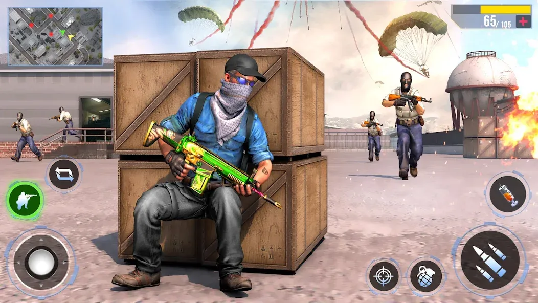 FPS Shooting Games - Gun Game (Мод Много денег и разблокировано всё оружие) — скриншот 4